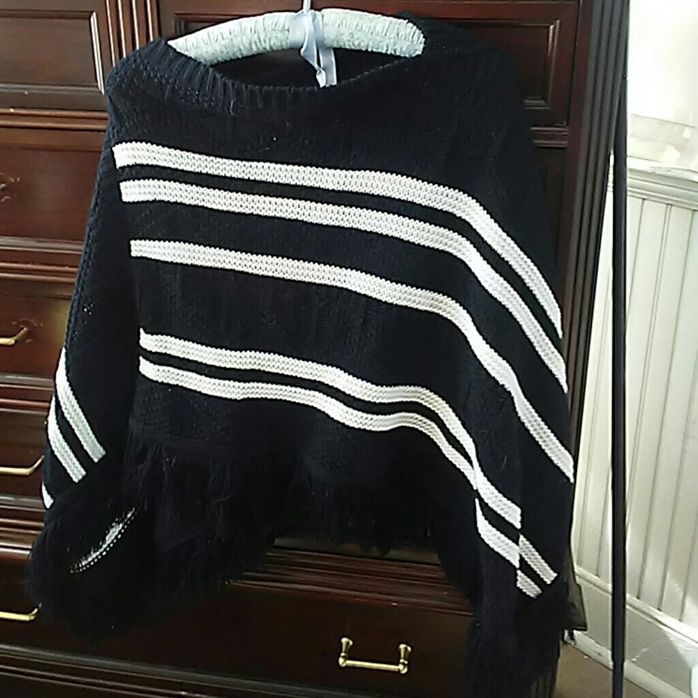 Vintage French Helium Paris Sweater Poncho
